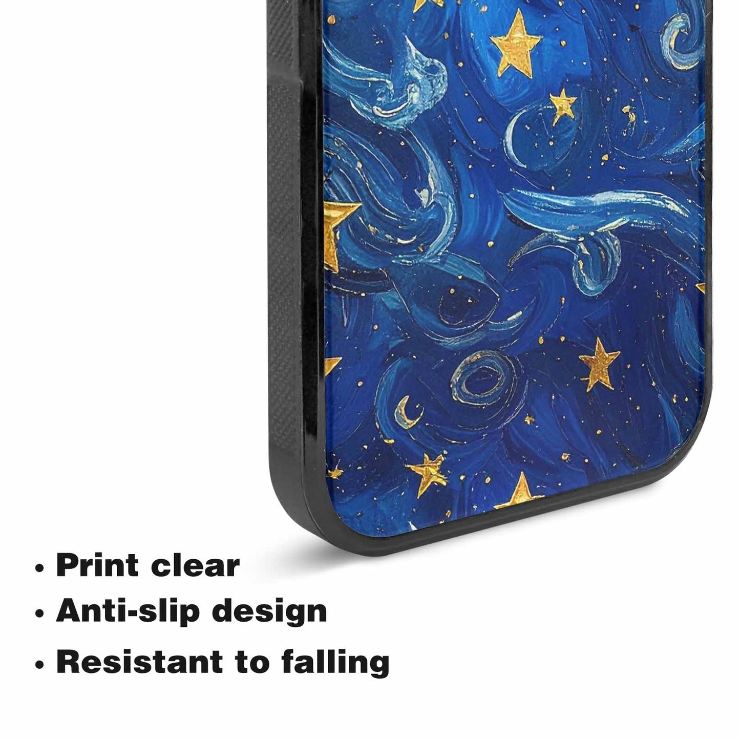 iPhone 15 Plus Case — Starry Night Galaxy, Custom Designed Case Cover