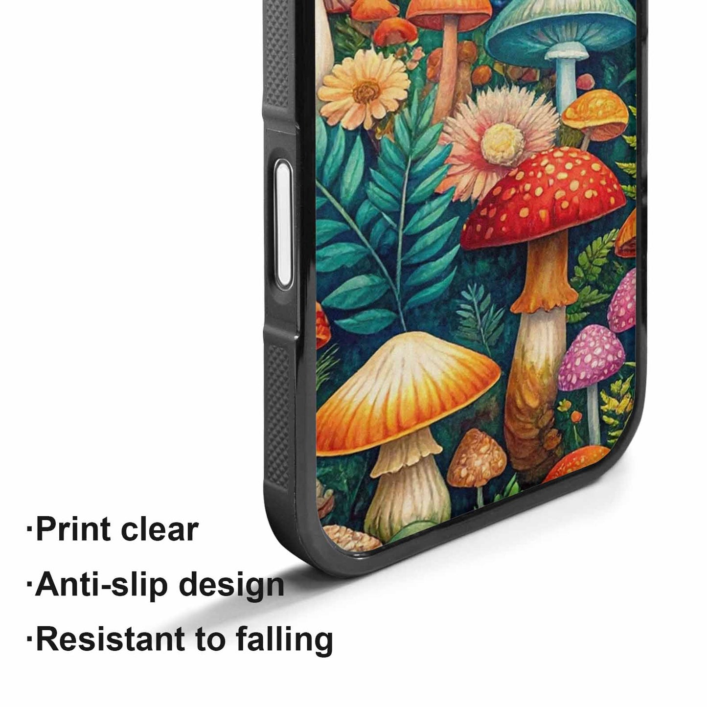 iPhone 17 Case — Mushrooms Botanicalmushrooms P Hwg Floral, Custom Made Phone Cover