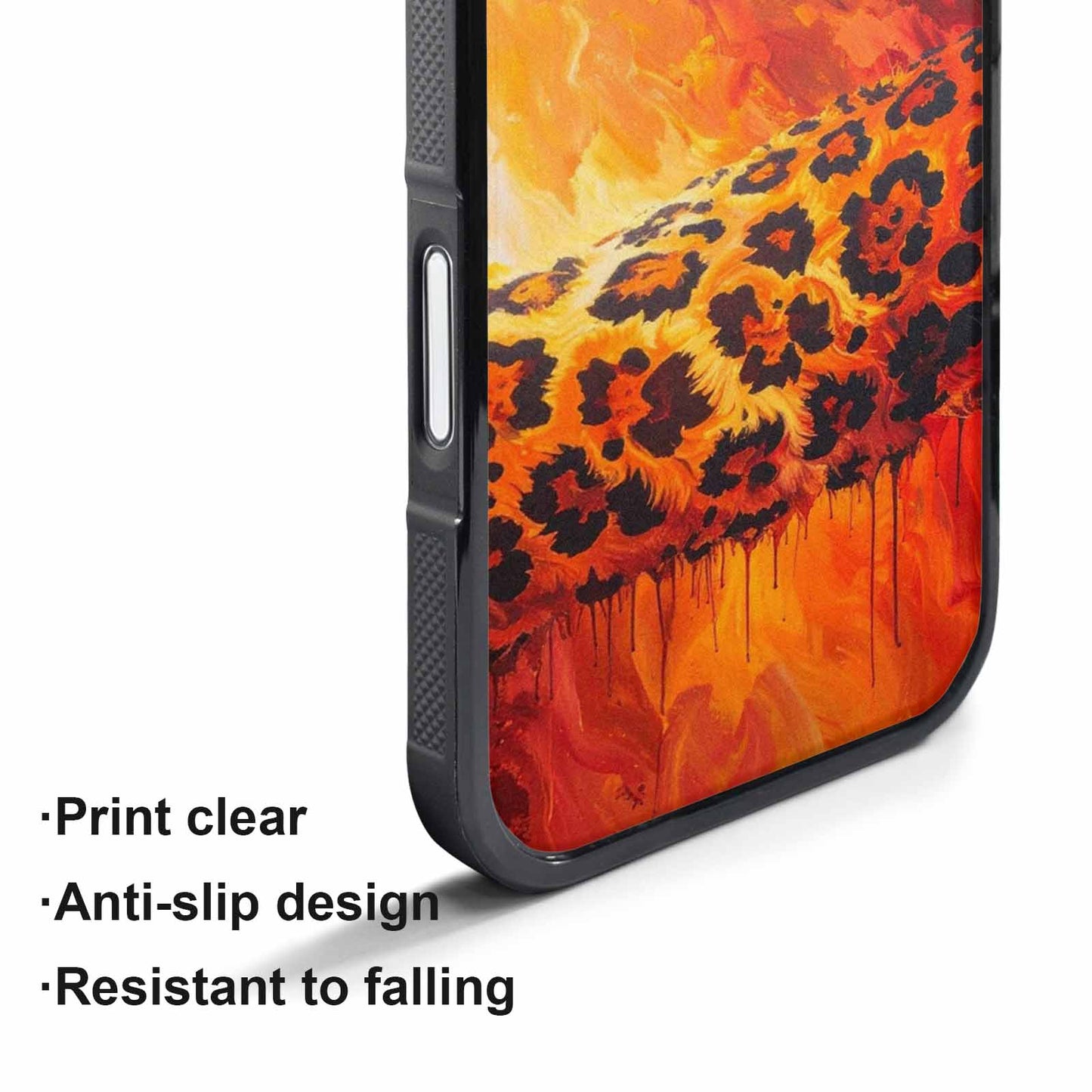 iPhone 17 Pro Max Case — Seamless Repeating Pattern Of Animal Print, Custom Made Phone Cover