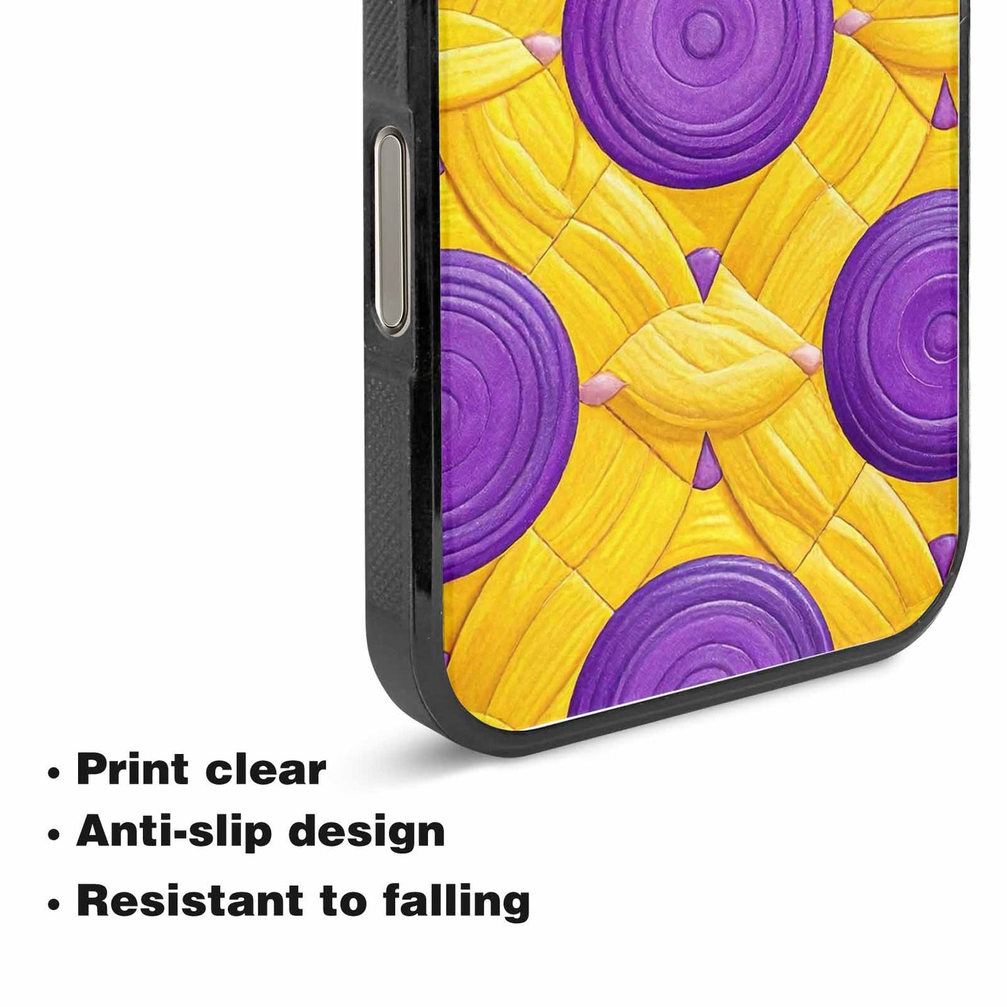 iPhone 15 Pro Max Case — Intersex Flag Color Theme Small Rainbow, Customized Protective Case