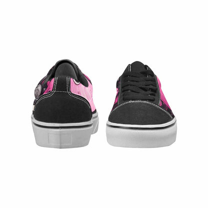 WOMEN'S Monsters (general) Lace-Up Canvas Wallpaper Art Custom Sneakers