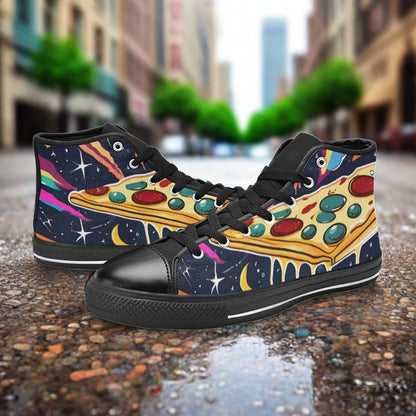 Jellyfish Navy Indigo Handmade WOMEN Bold Art - Freaky Shoes | Custom Art Sneakers