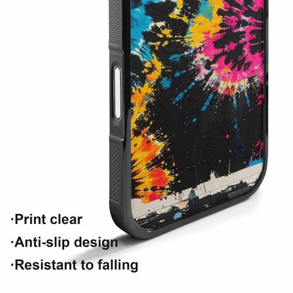 iPhone 17 Case — Black And White Style Tie Dye, Unique Phone Case Design