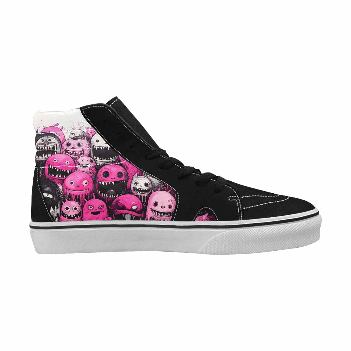 MEN'S Monsters (general) High Top Canvas Wallpaper Art Sneakers