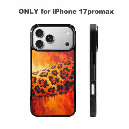 iPhone 17 Pro Max Case — Seamless Repeating Pattern Of Animal Print, Custom Made Phone Cover