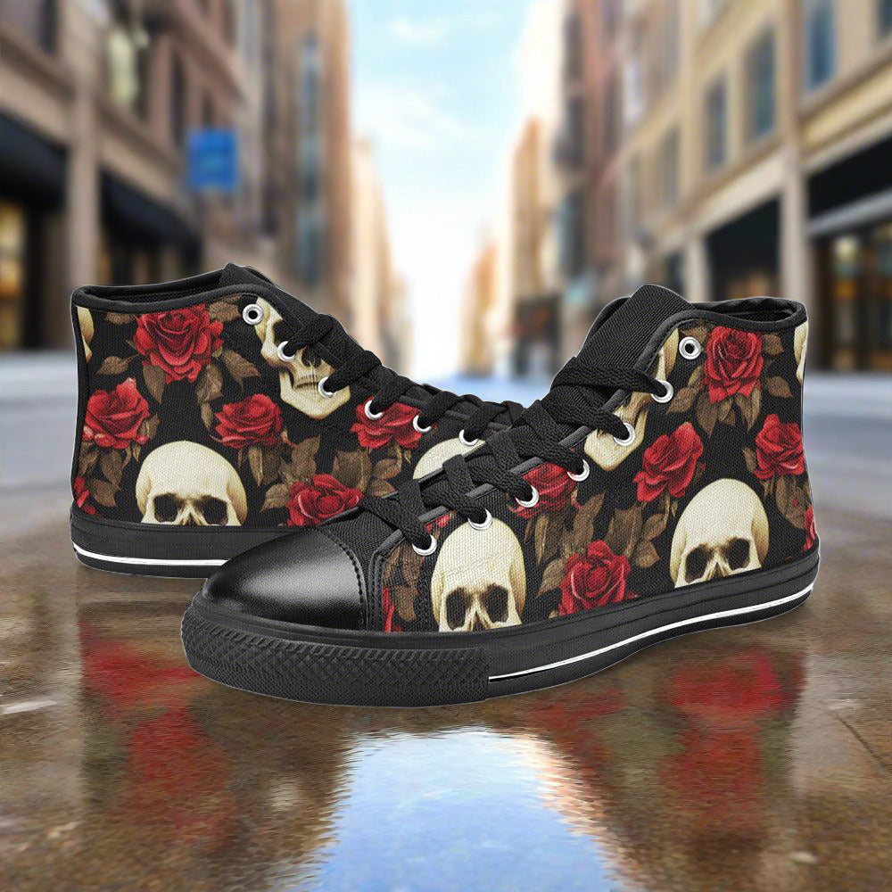 Jellyfish Silver Blue Radiant MEN Bold Art - Freaky Shoes | Custom Art Sneakers