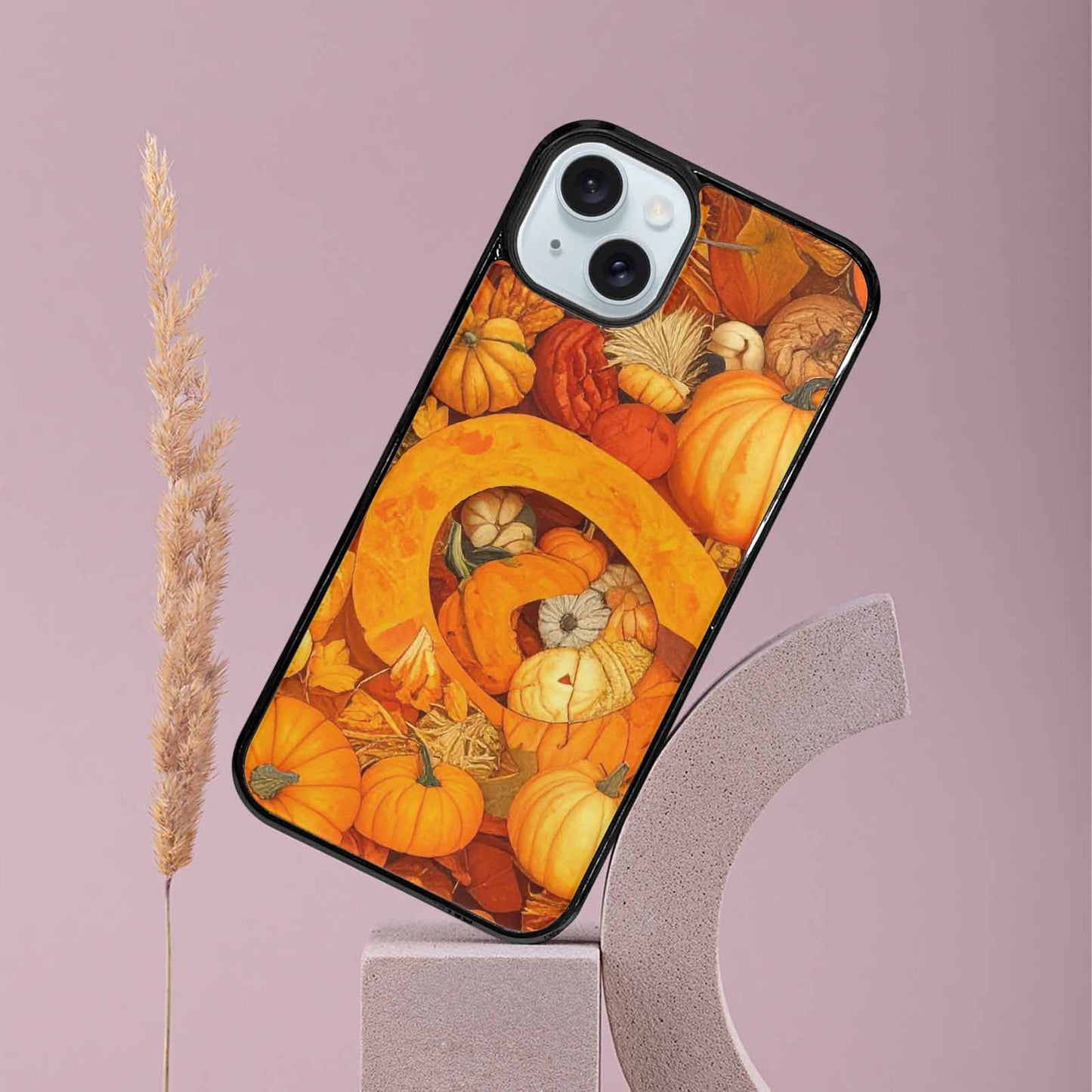 iPhone 15 Plus Case — Autumn Pumpkin Patch Autumn Pumpkin Patch, Custom Art Phone Cover