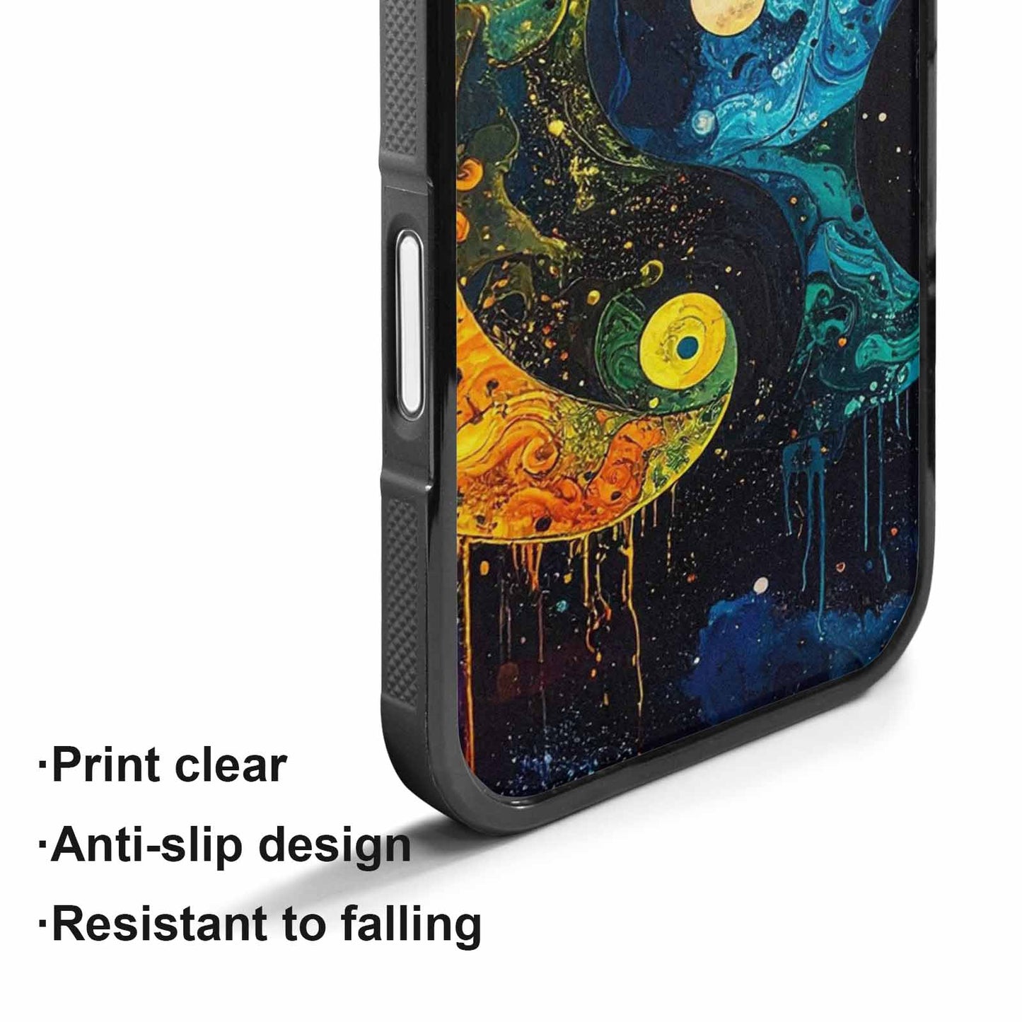 iPhone 17 Case — Yin &amp; Yang Yin Original Art, Customized Protective Case