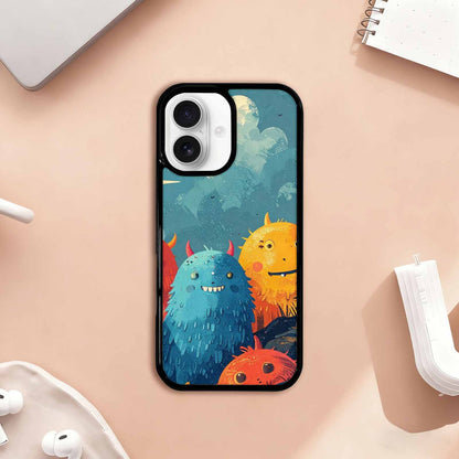 iPhone 17 Case — Vintage Monsters Lighthouse Retro Vintage, Custom Printed Phone Case