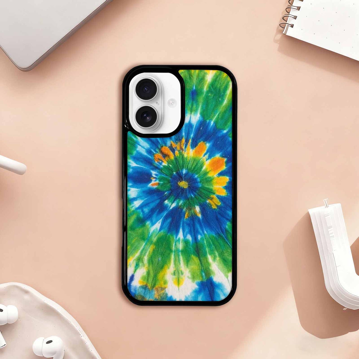 iPhone 17 Case — Tie Dye Color Twist Custom Tie, Custom Art Phone Cover