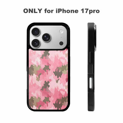 iPhone 17 Pro Case — Small Military Camouflage Blotch Pattern Camo, Custom Art Phone Cover
