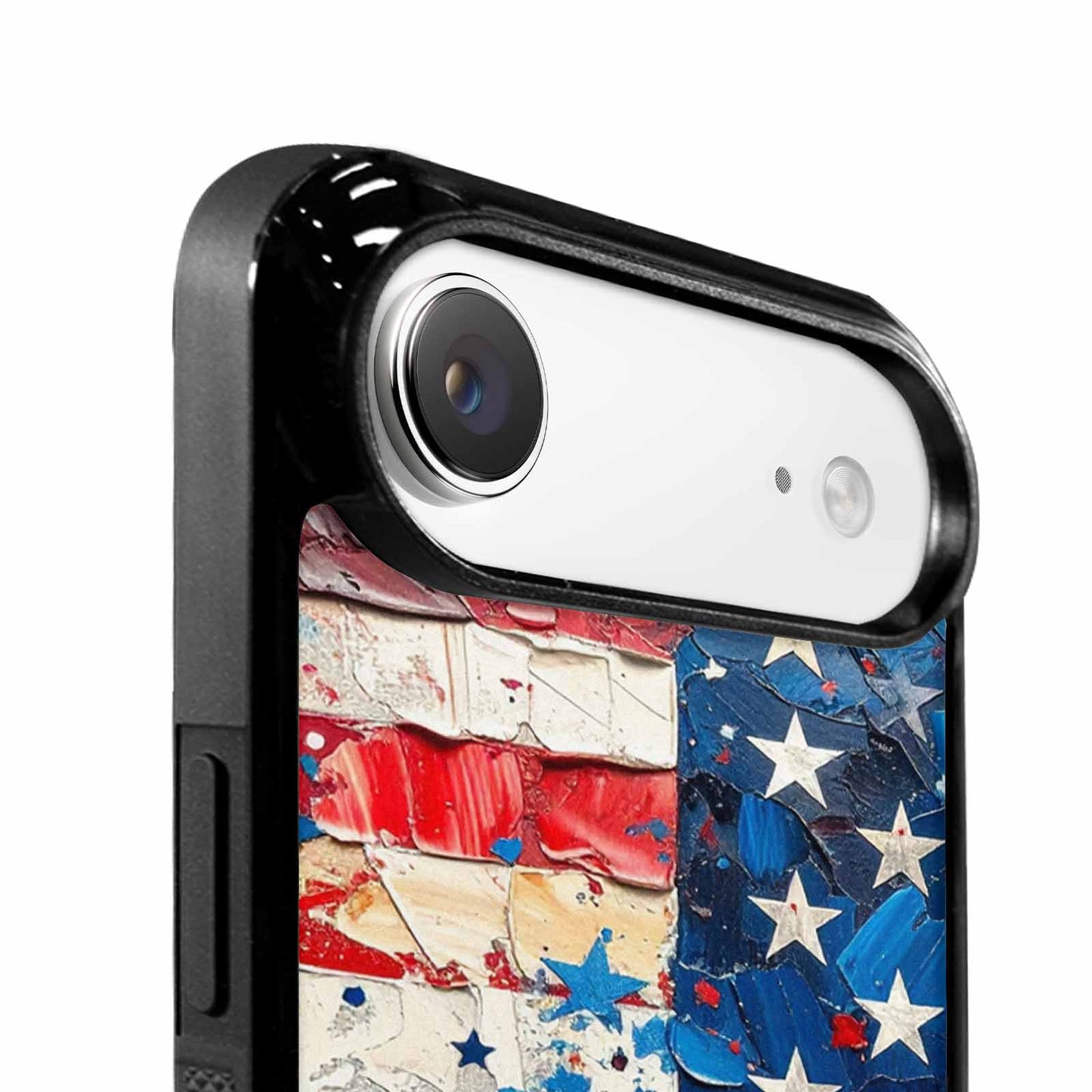 iPhone 17 Air Case — Patriotic Stars And Stripes American Galaxy, Customized Protective Case