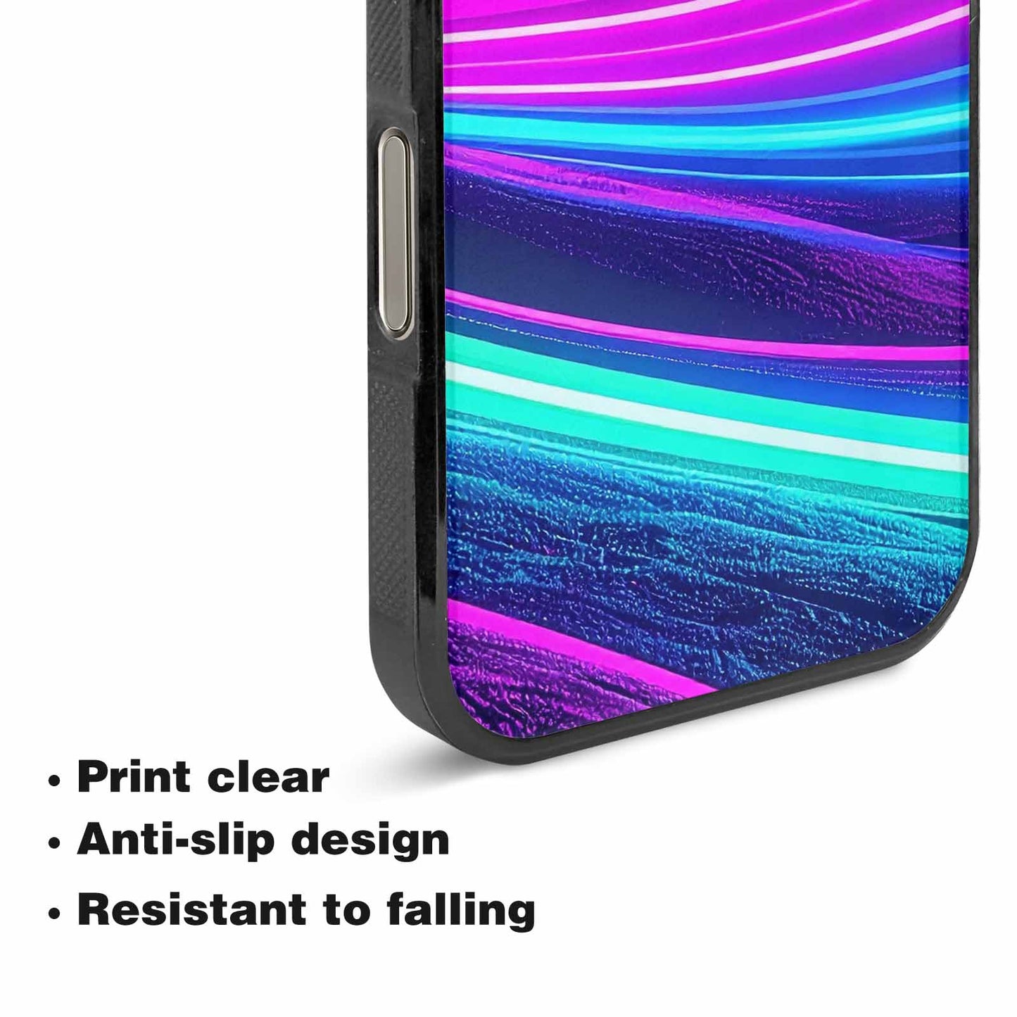 iPhone 16 Pro Case — 80s Neon Cartoon Custom, Unique Phone Case Design