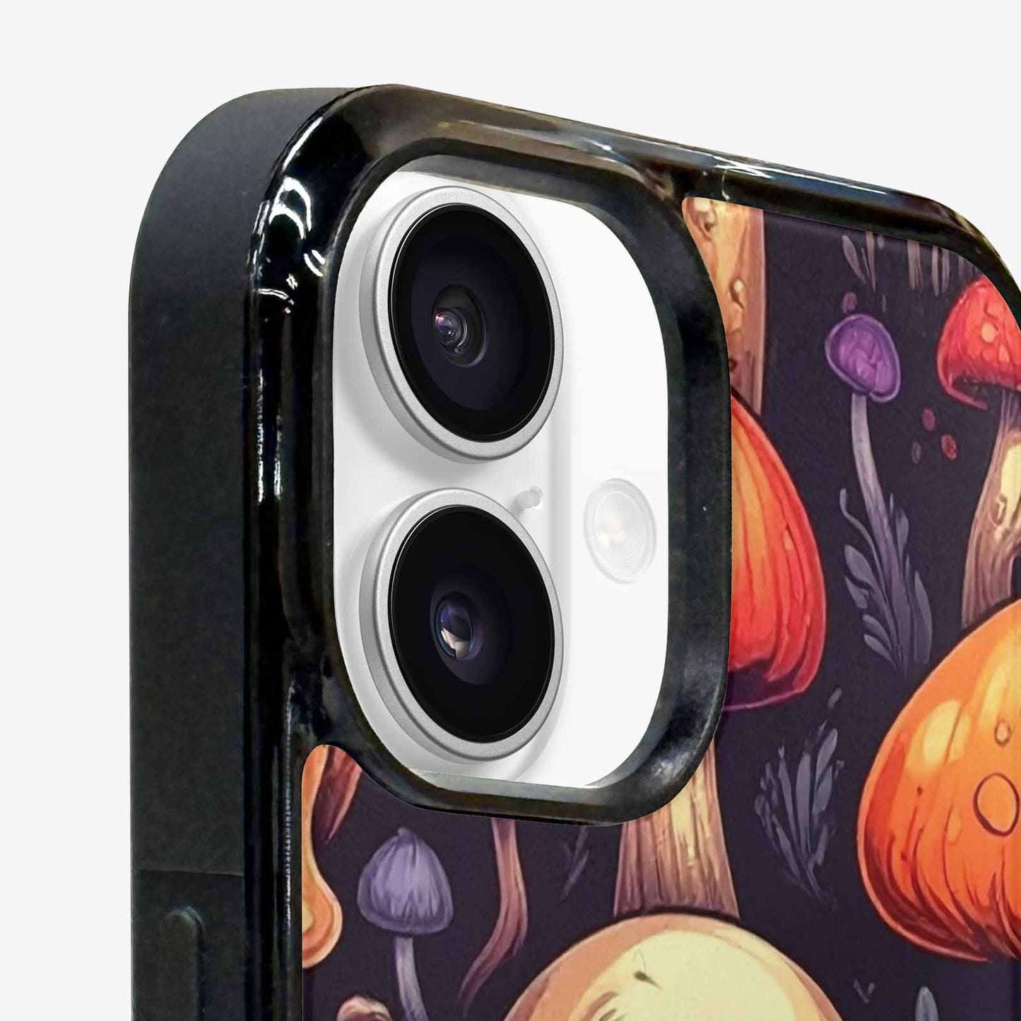 iPhone 16 Plus Case — Mushroom Skulls, Original Design Phone Case