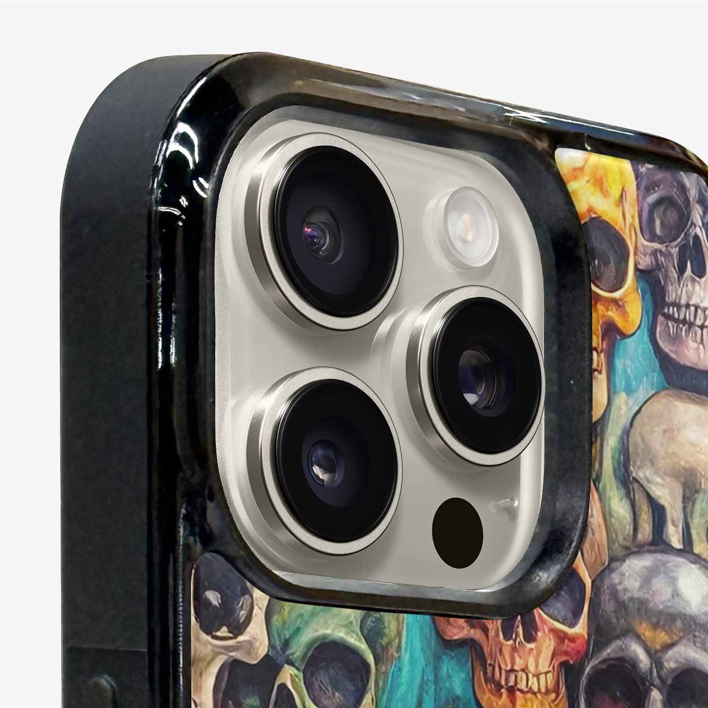 iPhone 16 Pro Max Case — Skulls Marbleskulls Pattern Ctw, Customized Protective Case