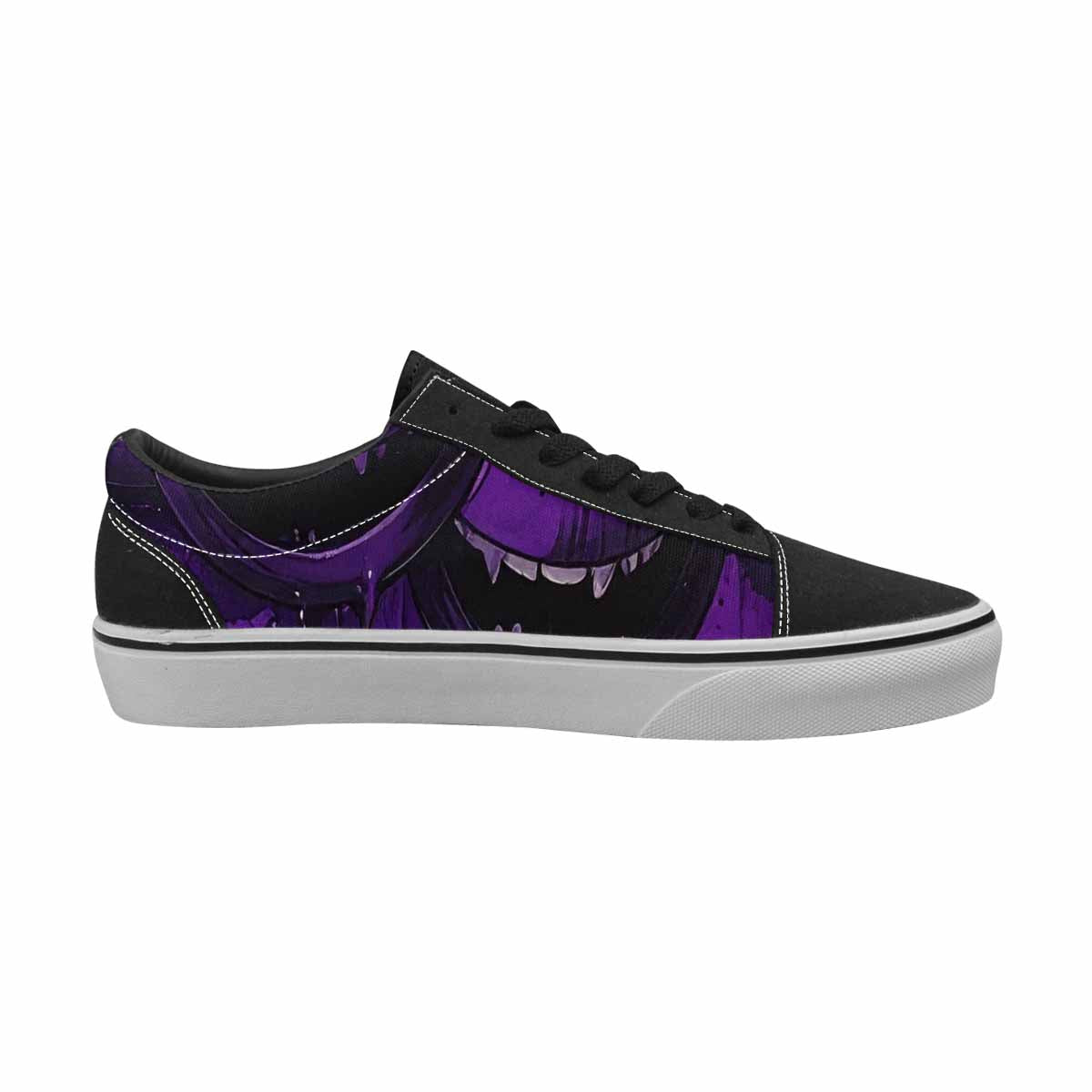 WOMEN'S Melting Moon Smiley Lace-Up Canvas Neon Fantasy Shoes