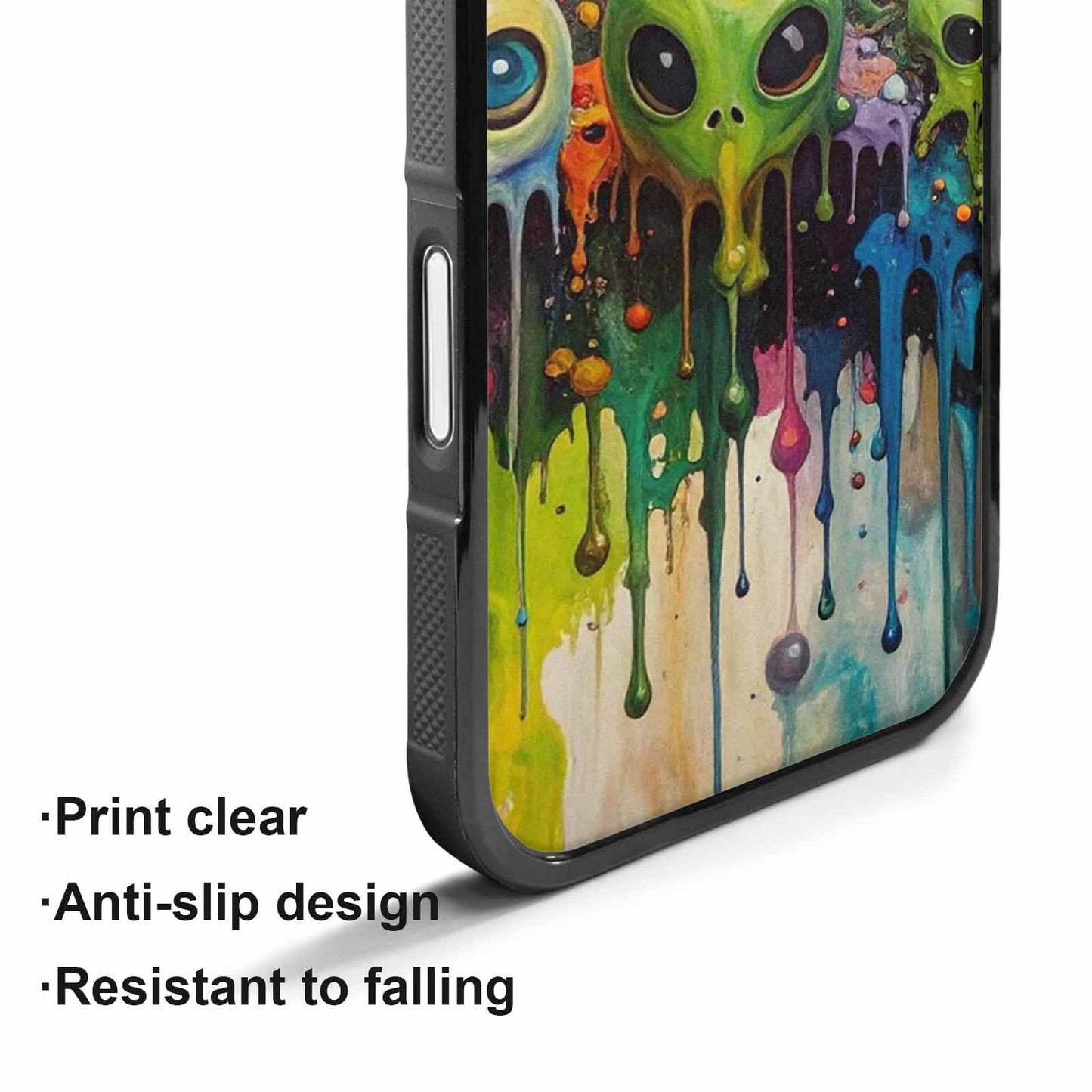 iPhone 17 Case — Aliens Camomelting Aliens Patt Alien Scifi, Custom Phone Case