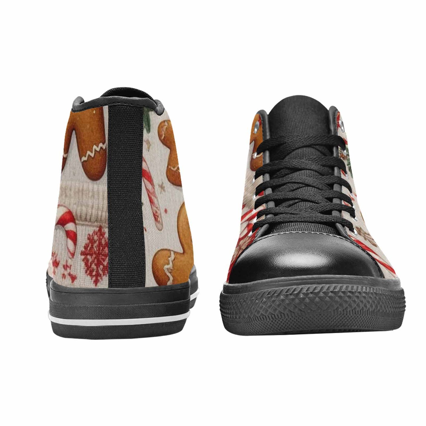 MEN'S Christmas Holly Snowflake High Top Canvas Neon Fantasy Shoes