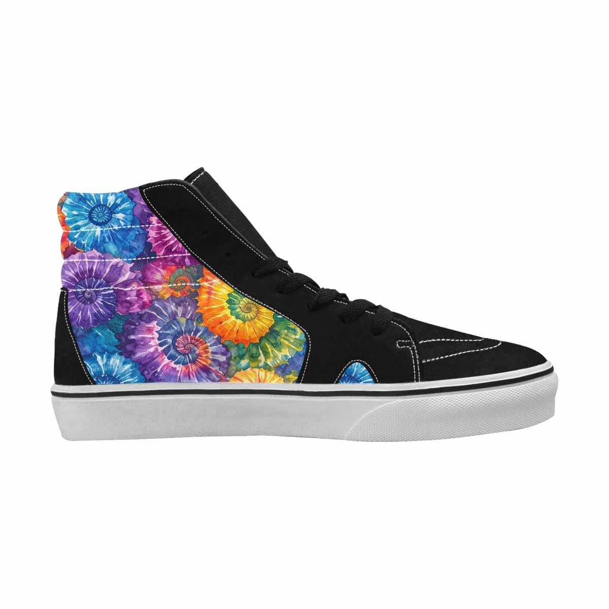 MEN'S Tie Dye Swirl High Top Canvas Vivid Shoes