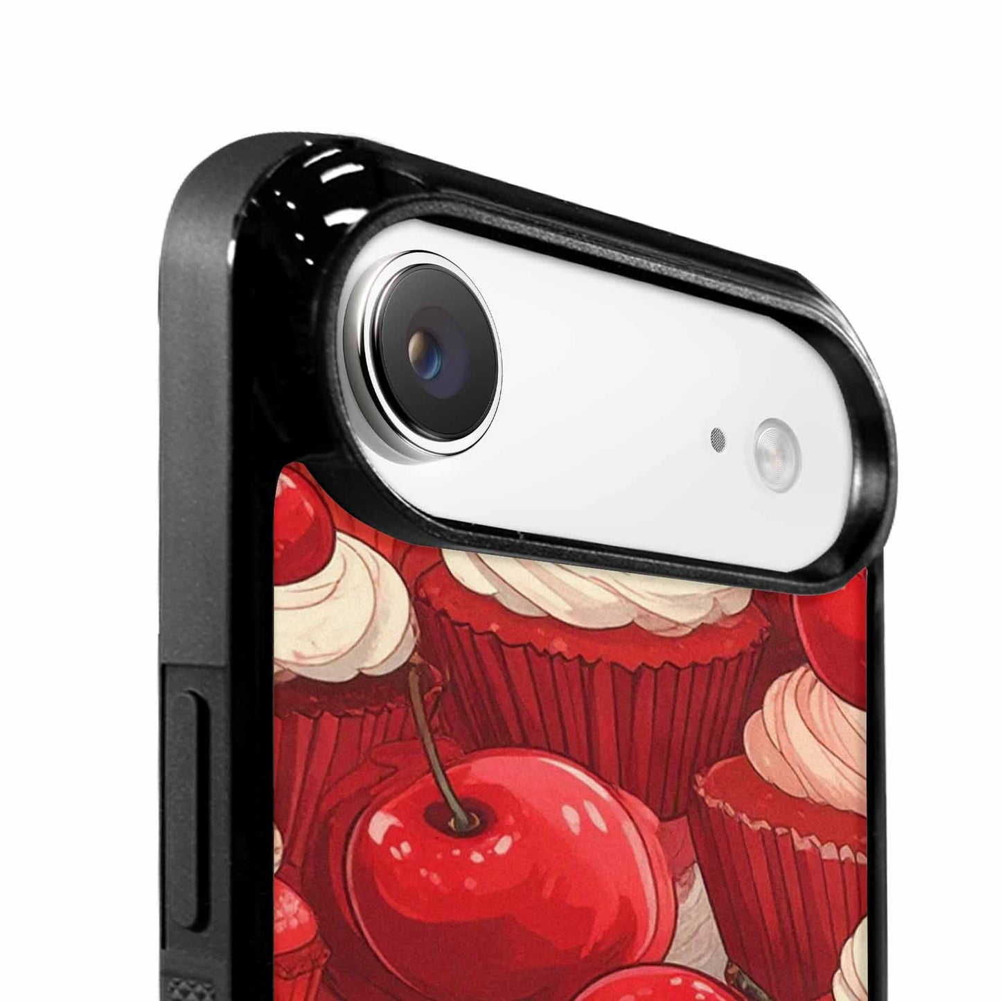 iPhone 17 Air Case — Retro Cherry Cupcake Retro Vintage, Custom Print Case Cover