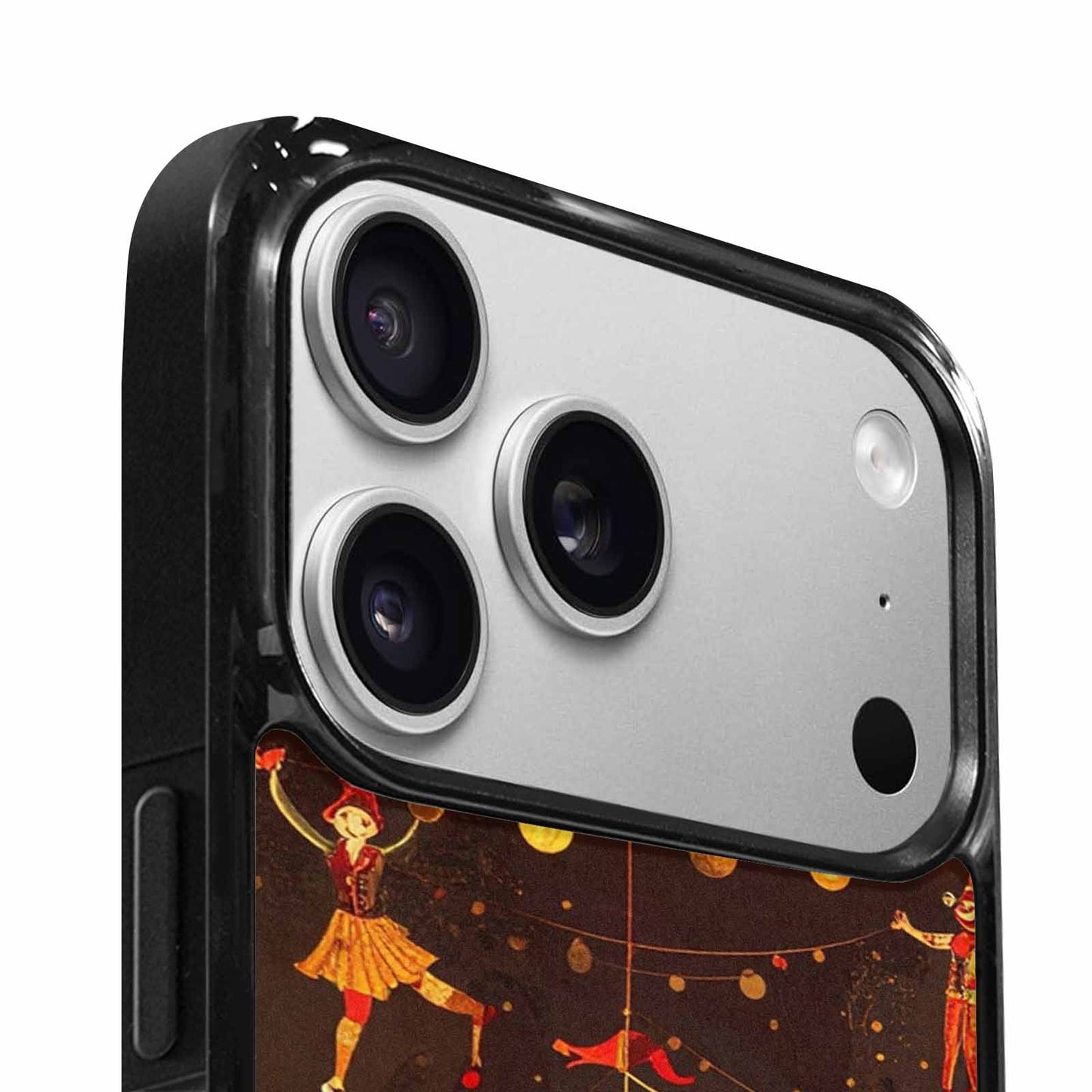 iPhone 17 Pro Max Case — Vintage Circus Art Pattern Retro Vintage, Custom Printed Phone Case