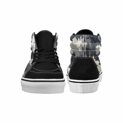 MEN'S Military Camouflage Blotch High Top Canvas Surreal Sneakers