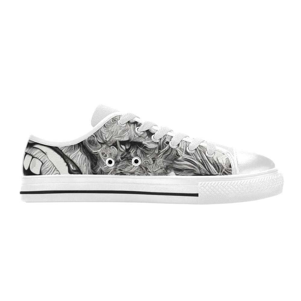 MEN'S Freestyle Horror 2 Canvas Neon Fantasy Custom Shoes