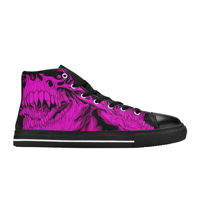 MEN'S Cc Demons Men’S High Top Canvas Wallpaper Art Shoes