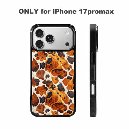 iPhone 17 Pro Max Case — Small Cow Animal Print Animal Print, Customized Protective Case