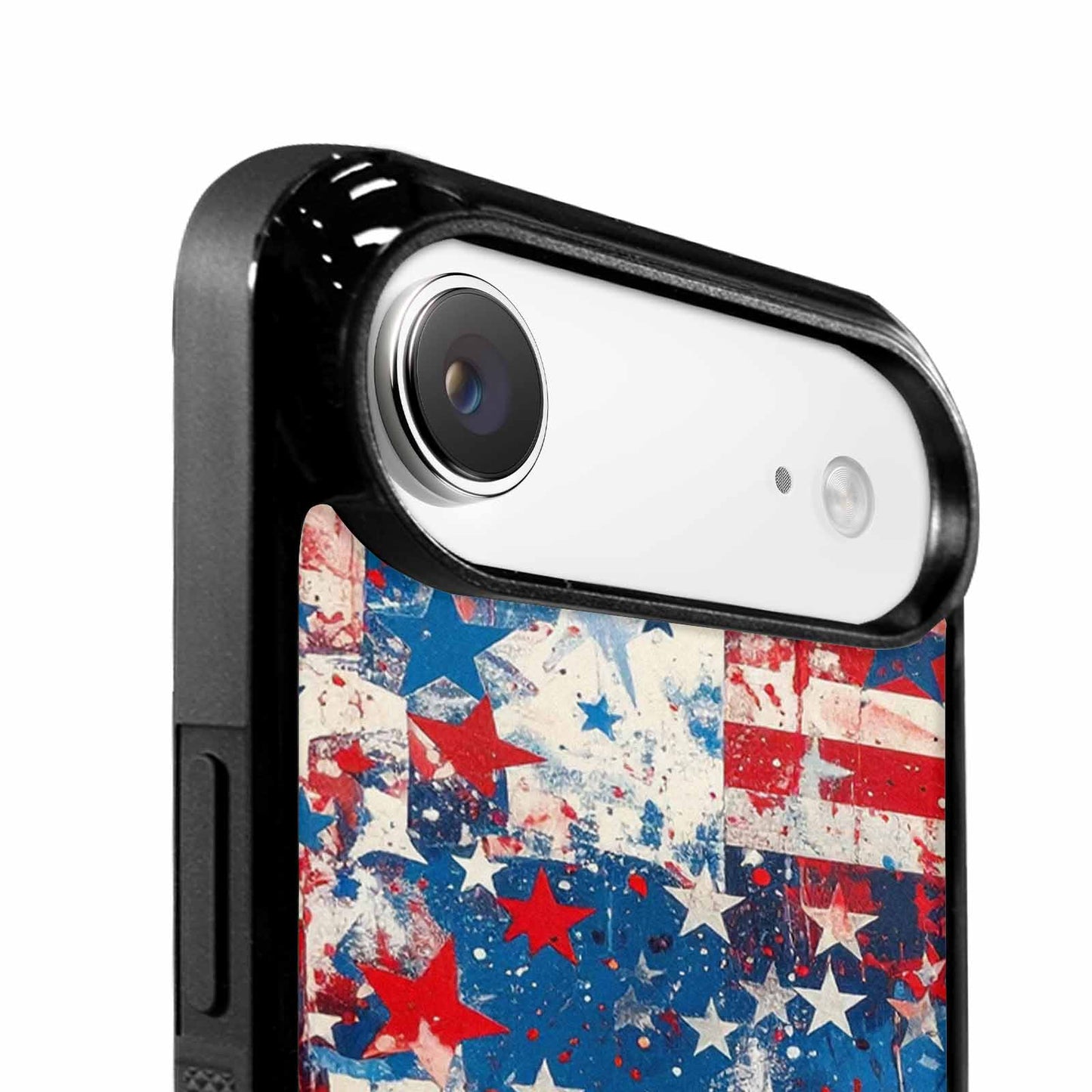 iPhone 17 Air Case — Patriotic Stars And Stripes American Galaxy, Personalized Phone Case