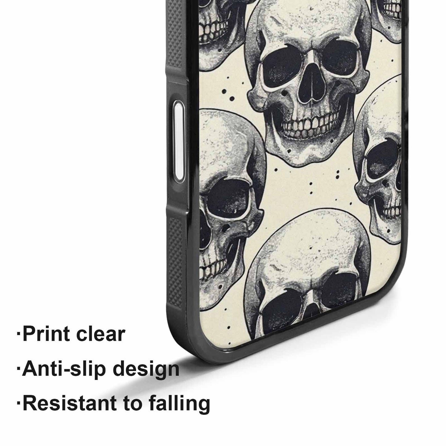 iPhone 17 Case — Skull Dark Art Gothic Print Gothic, Custom Art Phone Cover