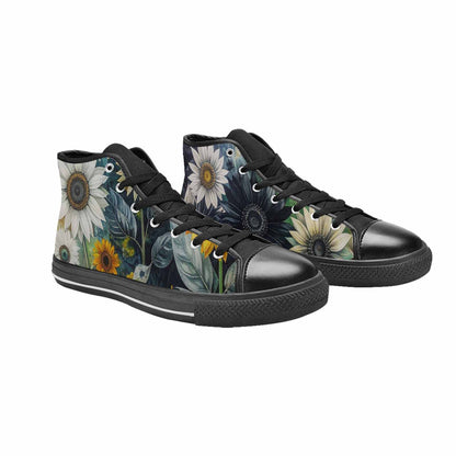 WOMEN'S Blend Melt Them High Top Canvas Vibrant Chaos Custom Shoes