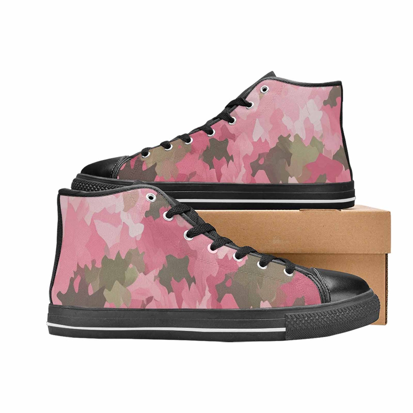 MEN'S Military Camouflage Blotch High Top Canvas Y2K Shoes