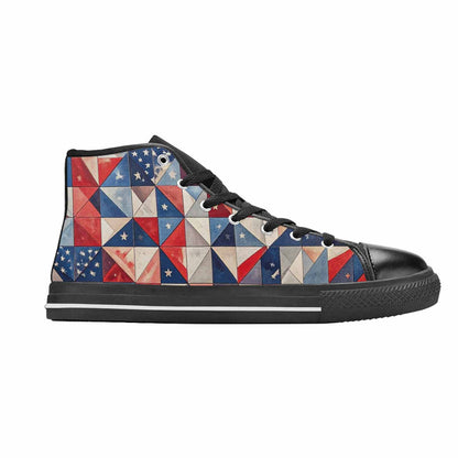 MEN'S American Flag Stars High Top Canvas Dreamcore Sneakers