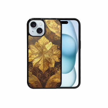 iPhone 15 Case — Klimt Gold Leaf Artwork Pattern, Custom Made Phone Cover