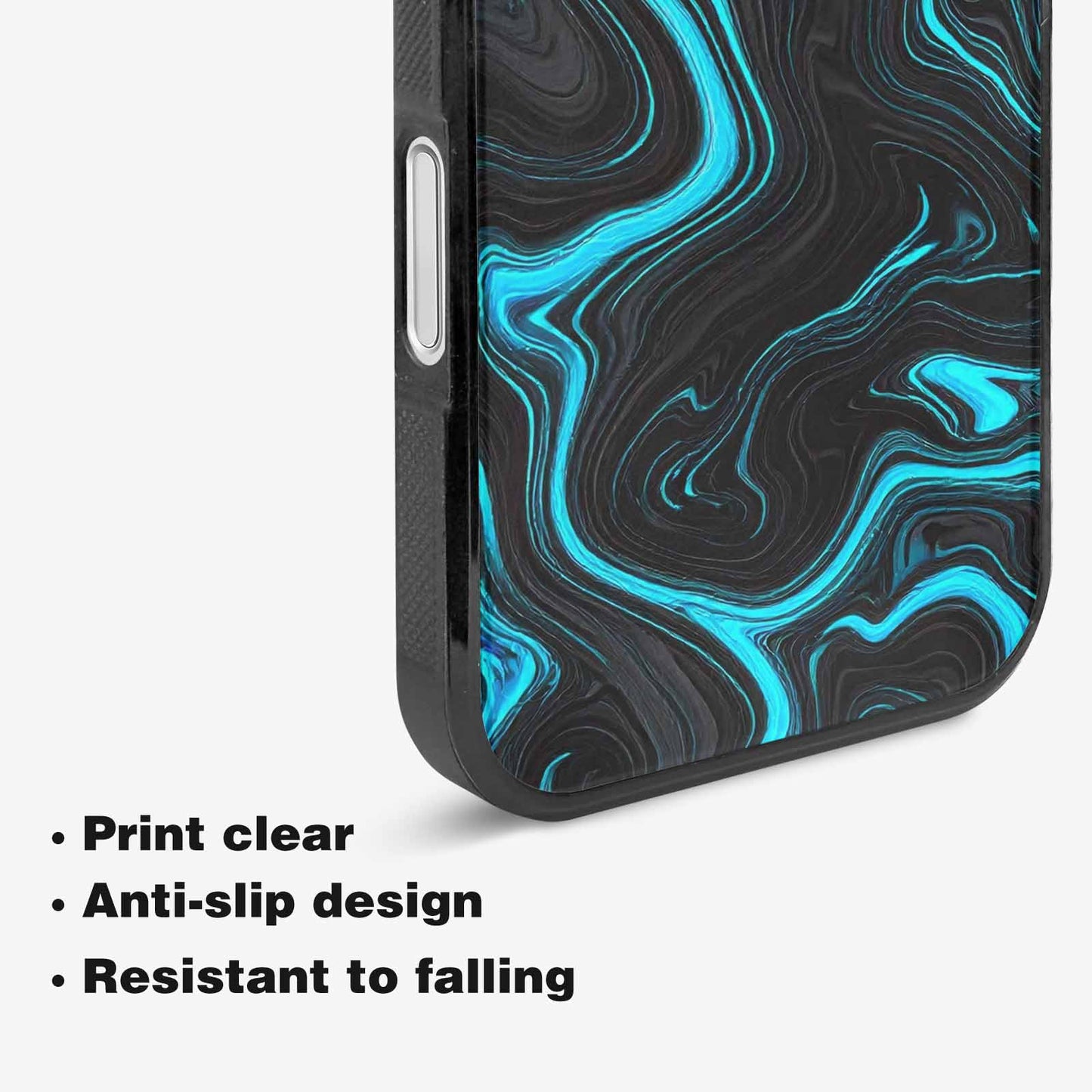 iPhone 16 Case — Freaky Marble Glow, Custom Phone Case