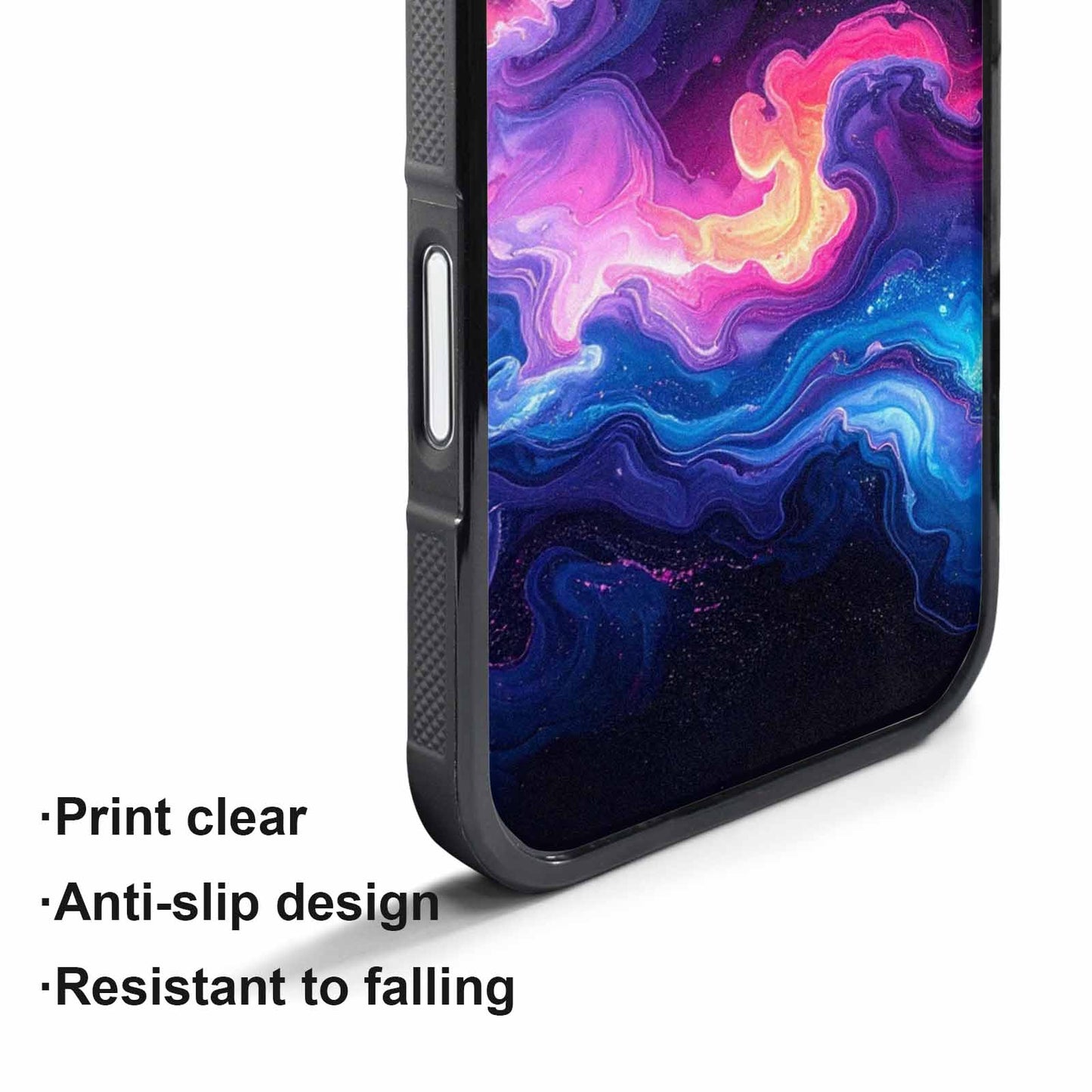 iPhone 17 Air Case — Seamless Repeating Pattern Of Overlapping Galaxy, Customized Protective Case
