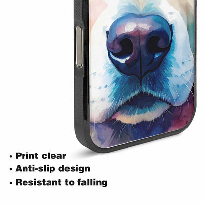 iPhone 15 Pro Max Case — Golden Retriever Watercolor Art Pattern, Custom Art Phone Cover