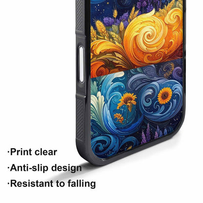iPhone 17 Pro Max Case — Small Van Gogh Style Galaxy Space, Unique Phone Case Design