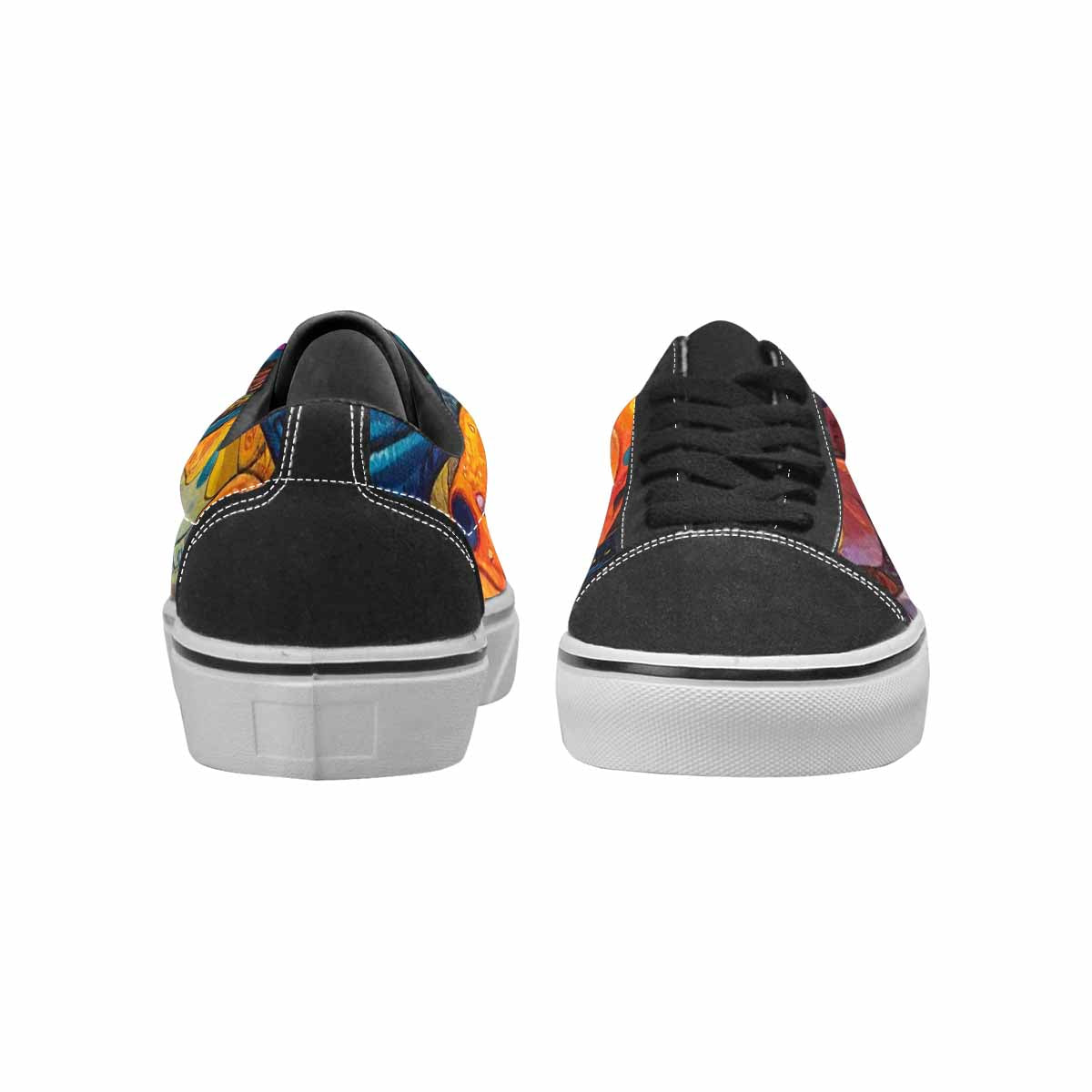 MEN'S Cartoon Alien Characters Canvas Lace-Up Neon Fantasy Sneakers