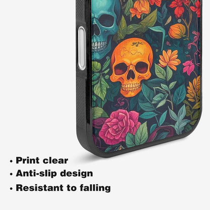 iPhone 16 Case — Skulls Botanicalskulls Pattern B2f Personalized Phone, Original Design Phone Case
