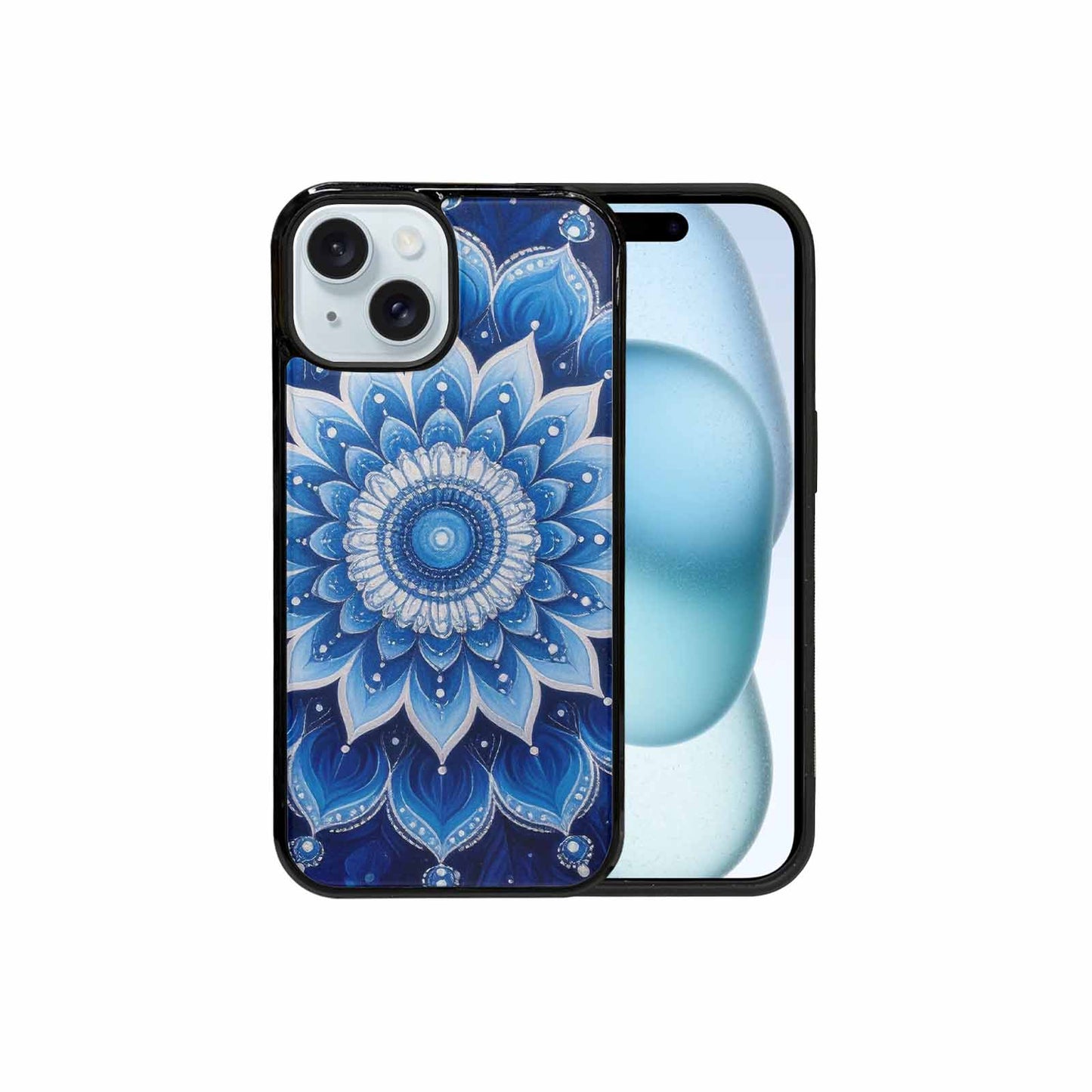iPhone 15 Case — Boho Mandala Custom, Custom Made Phone Cover