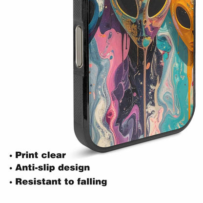 iPhone 16 Pro Case — Aliens Marblealiens Pattern Dng Personalized Phone, Custom Phone Case