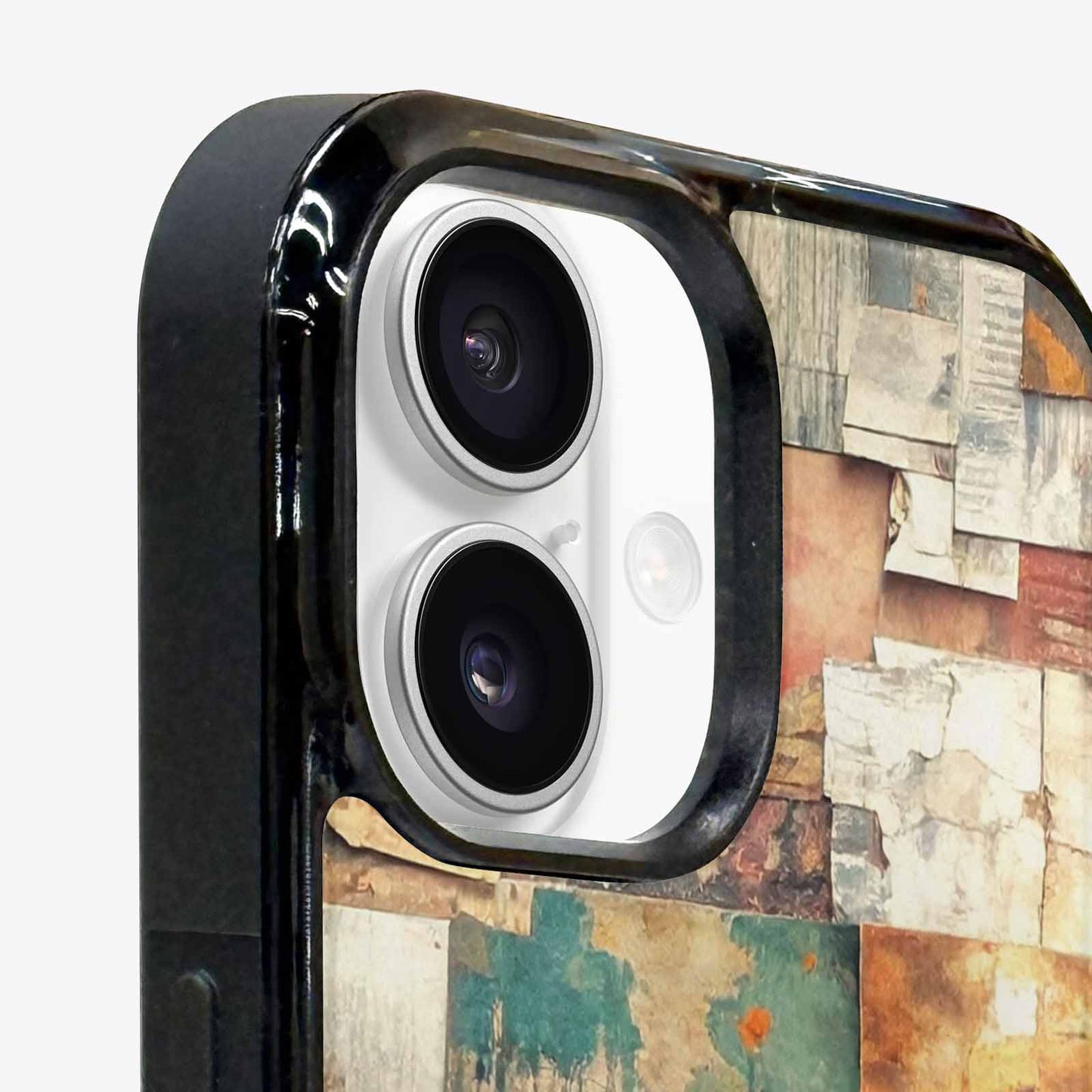 iPhone 16 Case — Distressed Grunge Texture Pattern Hundreds Of, Custom Printed Phone Case