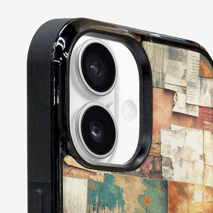 iPhone 16 Case — Distressed Grunge Texture Pattern Hundreds Of, Custom Printed Phone Case