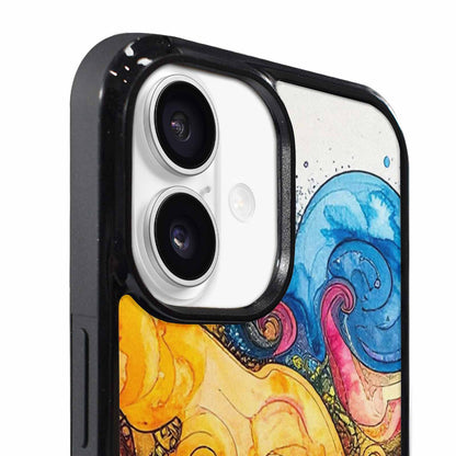 iPhone 17 Case — Tie Dye Swirls (black Tie Dye, Custom Printed Phone Case