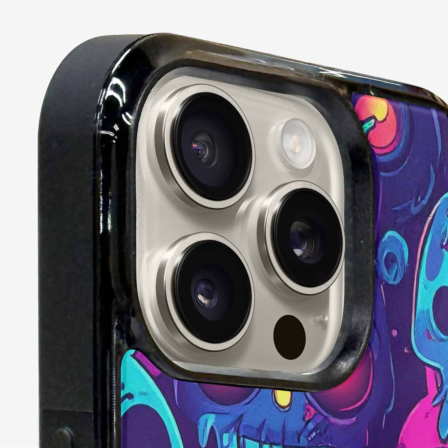 iPhone 15 Pro Max Case — Mixed Toxic Glow Creature Pattern Hundreds, Custom Made Phone Cover