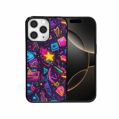 iPhone 15 Pro Max Case — 80s Retro Motif 80s Retro Motifs, Custom Phone Case