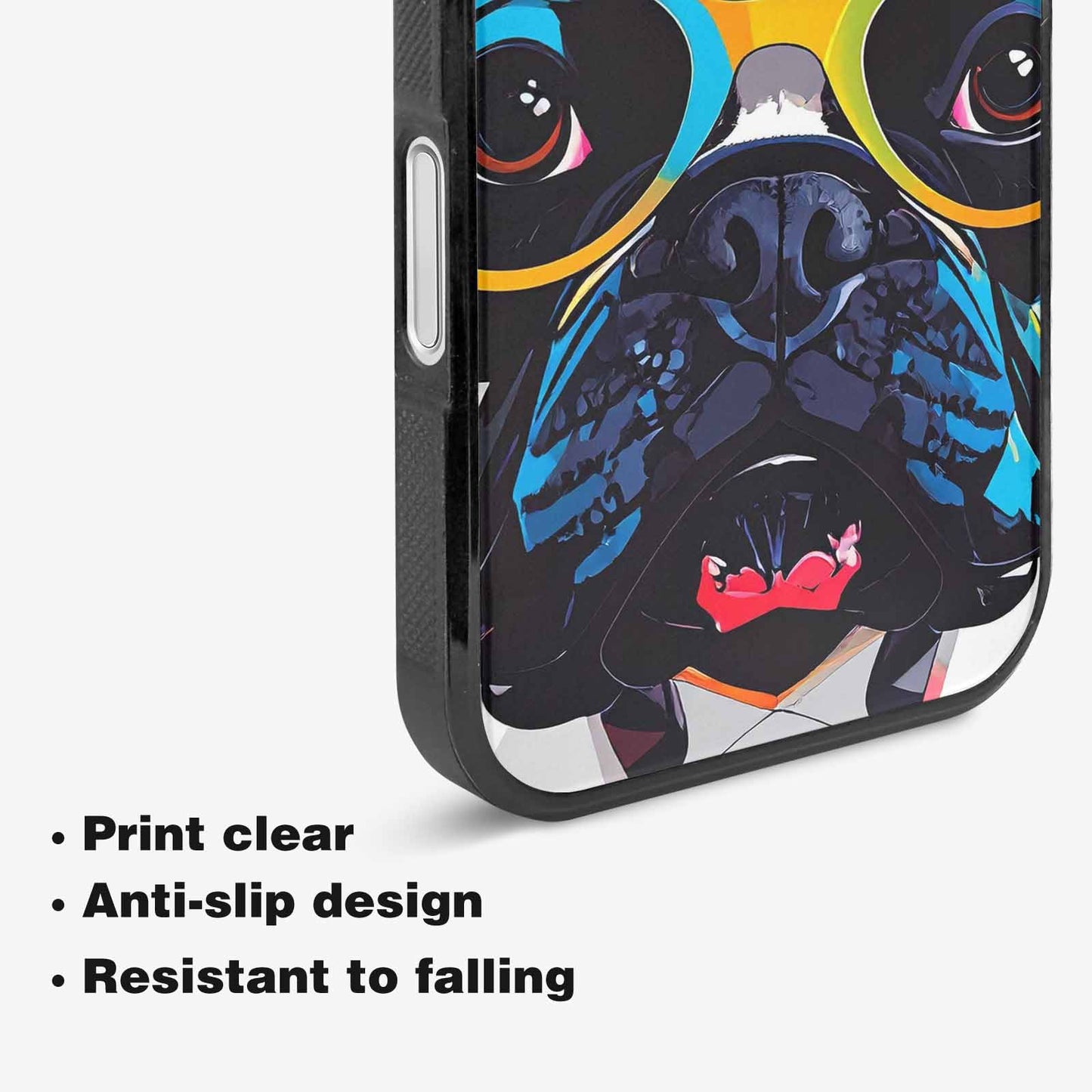 iPhone 16 Case — French Bulldog Pop Art Pattern, Custom Phone Case