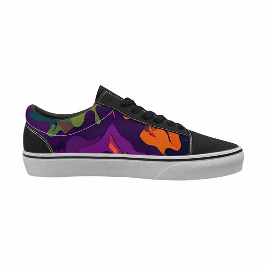 MEN'S Military Camouflage Blotch Canvas Lace-Up Aesthetic Custom Sneakers